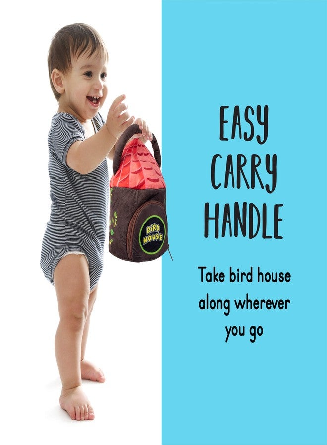 Plush Creations Talking Plush Audubon Birds | Audubon Stuffed Bird | Talking Bird Toy | Audubon Bird Stuffed Animals | Plush Birds with Authentic Sound | Includes 4 Talking Birds | Plush Bird House Shaped Carrier - Image 5